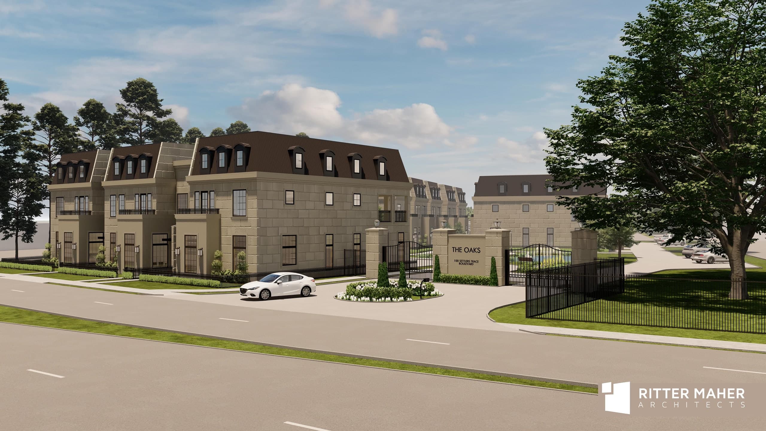 The Oaks at 95 Settlers Trace — architectural rendering